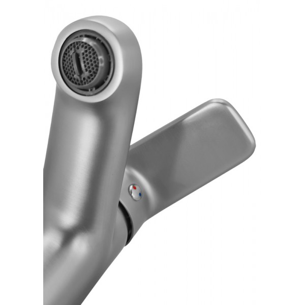 BRUNO μπαταρία νιπτήρα μπάνιου M11823-317C, αναμεικτική, ασημί BRUNO μπαταρία νιπτήρα μπάνιου M11823-317C, αναμεικτική, ασημί