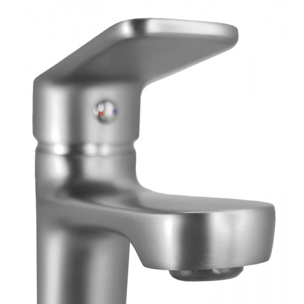 BRUNO μπαταρία νιπτήρα μπάνιου M11823-317C, αναμεικτική, ασημί BRUNO μπαταρία νιπτήρα μπάνιου M11823-317C, αναμεικτική, ασημί