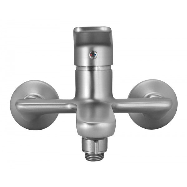 BRUNO μπαταρία τοίχου μπάνιου M31823-317C, αναμεικτική, ασημί BRUNO μπαταρία τοίχου μπάνιου M31823-317C, αναμεικτική, ασημί