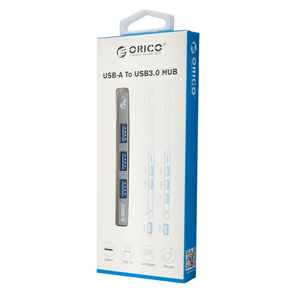 ORICO USB hub AH-A13, 4x θυρών, 5Gbps, USB σύνδεση, γκρι ORICO USB hub AH-A13, 4x θυρών, 5Gbps, USB σύνδεση, γκρι