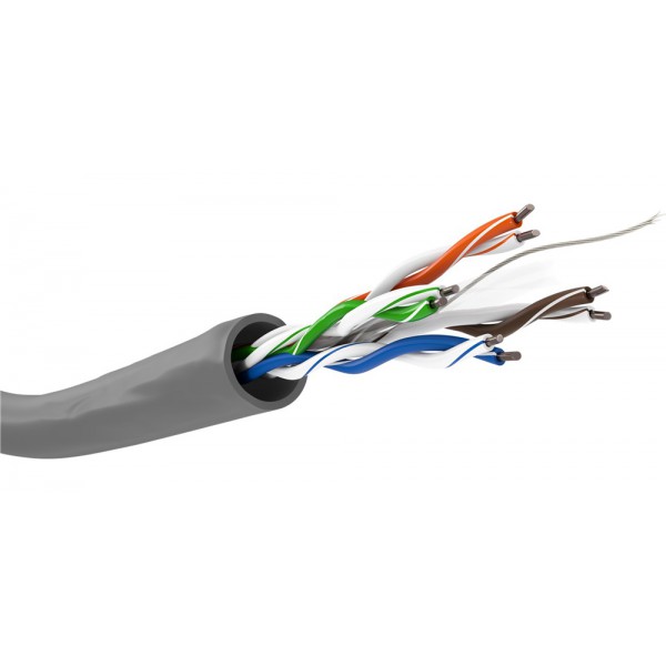 GOOBAY καλώδιο δικτύου 95695, CAT 6 U/UTP, CCA, 305m, γκρι GOOBAY καλώδιο δικτύου 95695, CAT 6 U/UTP, CCA, 305m, γκρι