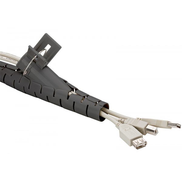 GOOBAY δεματικό καλωδίων 51924, πλαστικό, Φ 20mm, 2.5m, μαύρο GOOBAY δεματικό καλωδίων 51924, πλαστικό, Φ 20mm, 2.5m, μαύρο