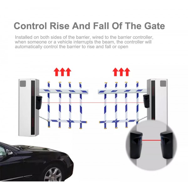 Φωτοηλεκτρικός ανιχνευτής ABO-20, 1 δέσμης, εμβέλεια έως 17m