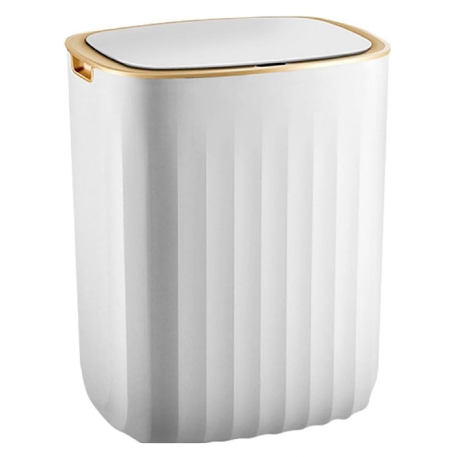 Κάδος απορριμμάτων HUH-0147, αυτόματο άνοιγμα, 12lt, λευκός Κάδος απορριμμάτων HUH-0147, αυτόματο άνοιγμα, 12lt, λευκός