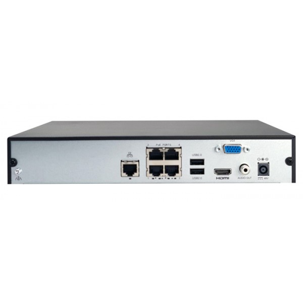UNIARCH NVR καταγραφικό NVR-104E2-P4, H.265/H.264, 8MP, 4 κανάλια PoE UNIARCH NVR καταγραφικό NVR-104E2-P4, H.265/H.264, 8MP, 4 κανάλια PoE