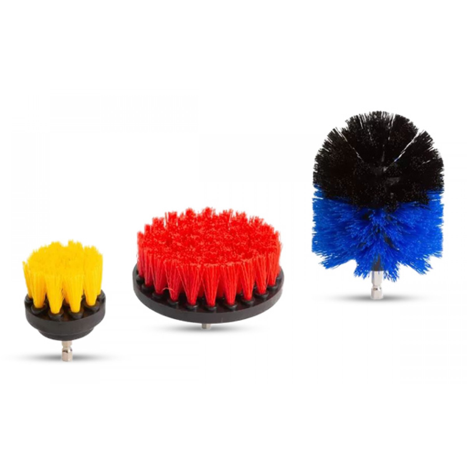 MOJE AUTO σετ βούρτσες καθαρισμού 19-628 για δράπανο, 3τμχ MOJE AUTO σετ βούρτσες καθαρισμού 19-628 για δράπανο, 3τμχ