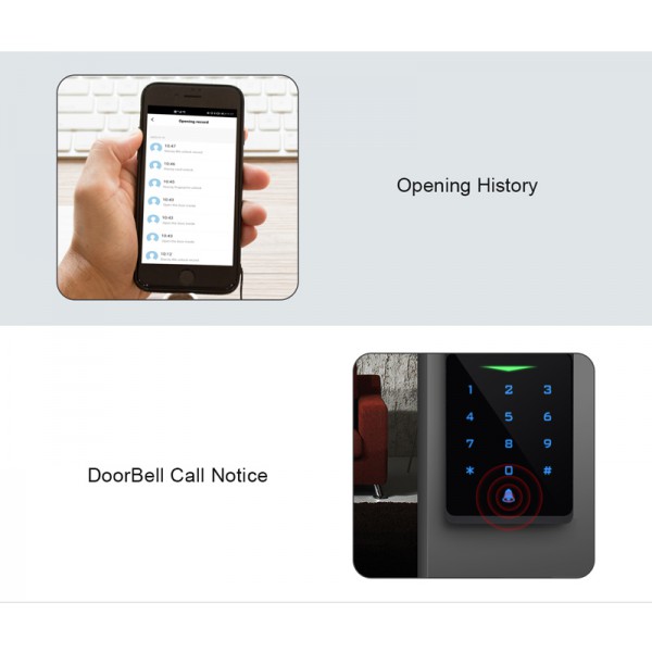 SECUKEY πληκτρολόγιο πρόσβασης CH1-WIFI-EM με κωδικό & κάρτα, Wi-Fi SECUKEY πληκτρολόγιο πρόσβασης CH1-WIFI-EM με κωδικό & κάρτα, Wi-Fi