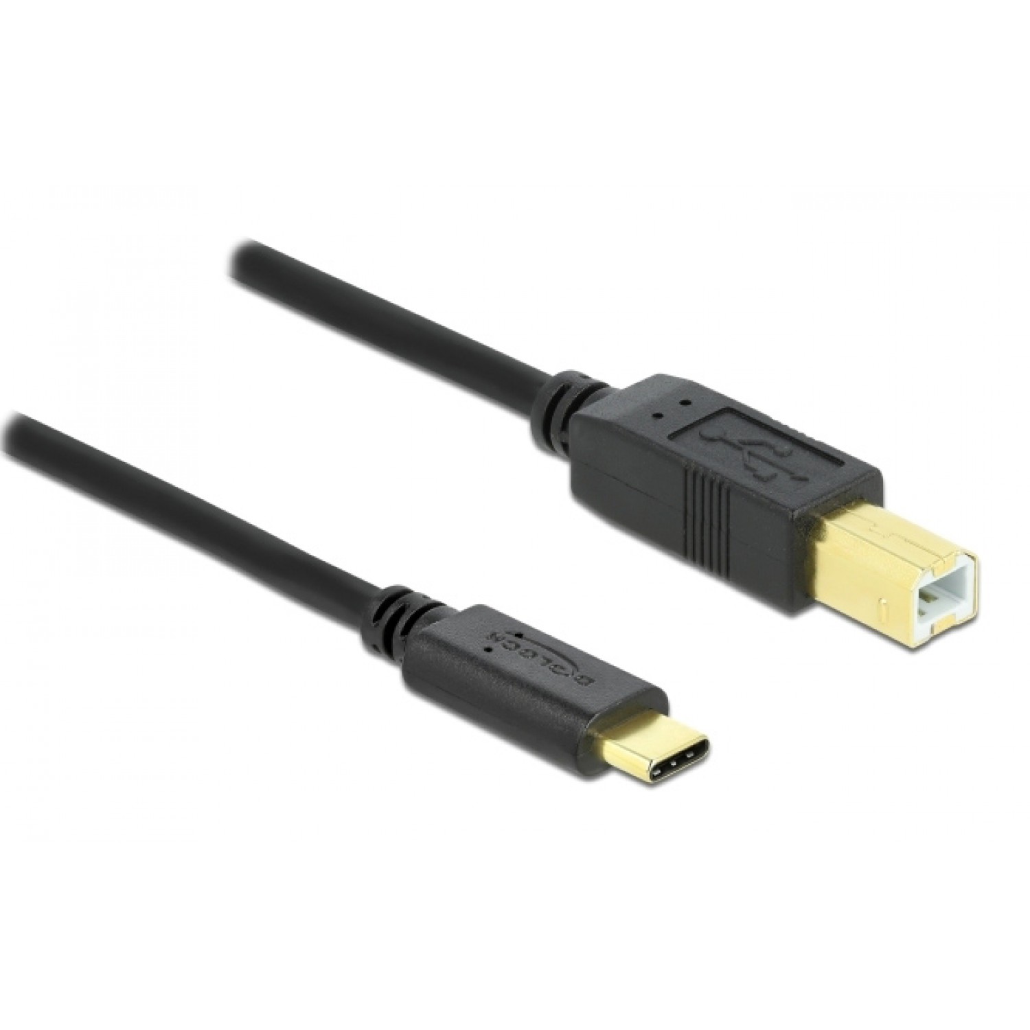 DELOCK καλώδιο USB-C σε USB Type B 83601, 1m, μαύρο DELOCK καλώδιο USB-C σε USB Type B 83601, 1m, μαύρο