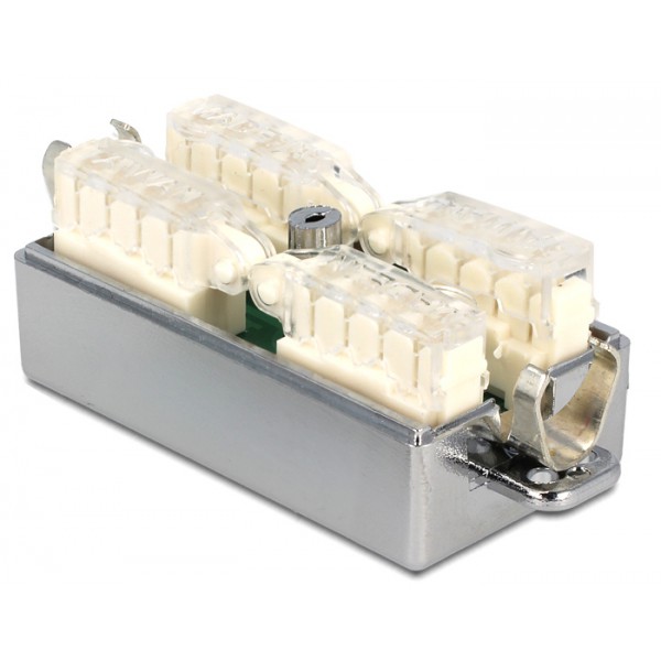 DELOCK κυτίο σύνδεσης καλωδίων δικτύου 86243, Cat 6A LSA, STP, tool-free DELOCK κυτίο σύνδεσης καλωδίων δικτύου 86243, Cat 6A LSA, STP, tool-free