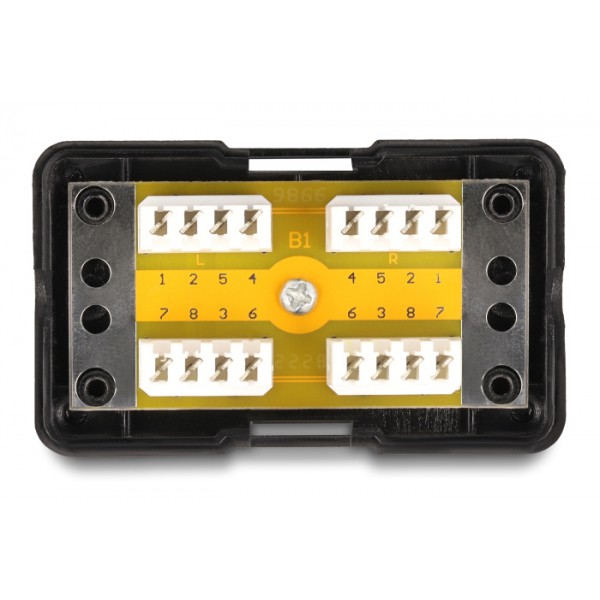 DELOCK κυτίο σύνδεσης καλωδίων δικτύου 88132, Cat 6 LSA, 250MHz DELOCK κυτίο σύνδεσης καλωδίων δικτύου 88132, Cat 6 LSA, 250MHz