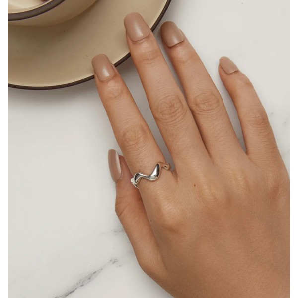 BAMOER δαχτυλίδι SCR954-E, ανοιγόμενο, ασήμι 925, ασημί BAMOER δαχτυλίδι SCR954-E, ανοιγόμενο, ασήμι 925, ασημί