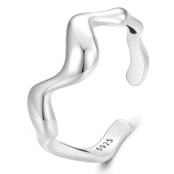 BAMOER δαχτυλίδι SCR954-E, ανοιγόμενο, ασήμι 925, ασημί BAMOER δαχτυλίδι SCR954-E, ανοιγόμενο, ασήμι 925, ασημί