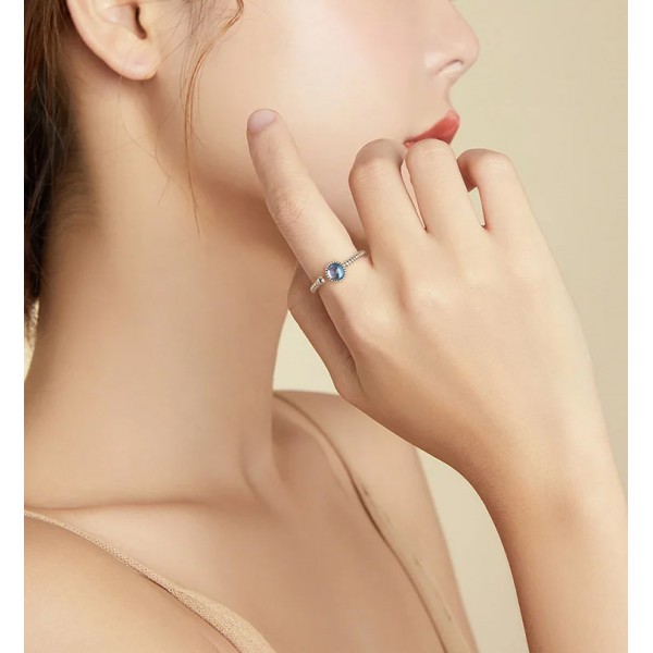 BAMOER δαχτυλίδι SCR698, ανοιγόμενο, ασήμι 925, ασημί BAMOER δαχτυλίδι SCR698, ανοιγόμενο, ασήμι 925, ασημί