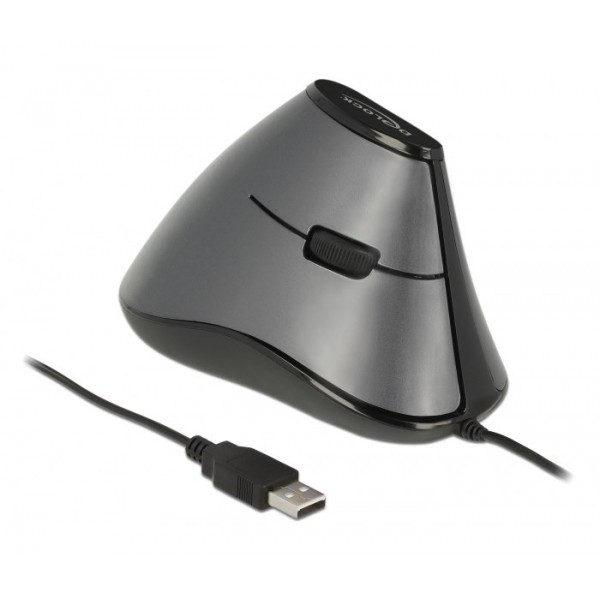 DELOCK εργονομικό vertical mouse 12527, Οπτικό, ενσύρματο, 5 buttons DELOCK εργονομικό vertical mouse 12527, Οπτικό, ενσύρματο, 5 buttons