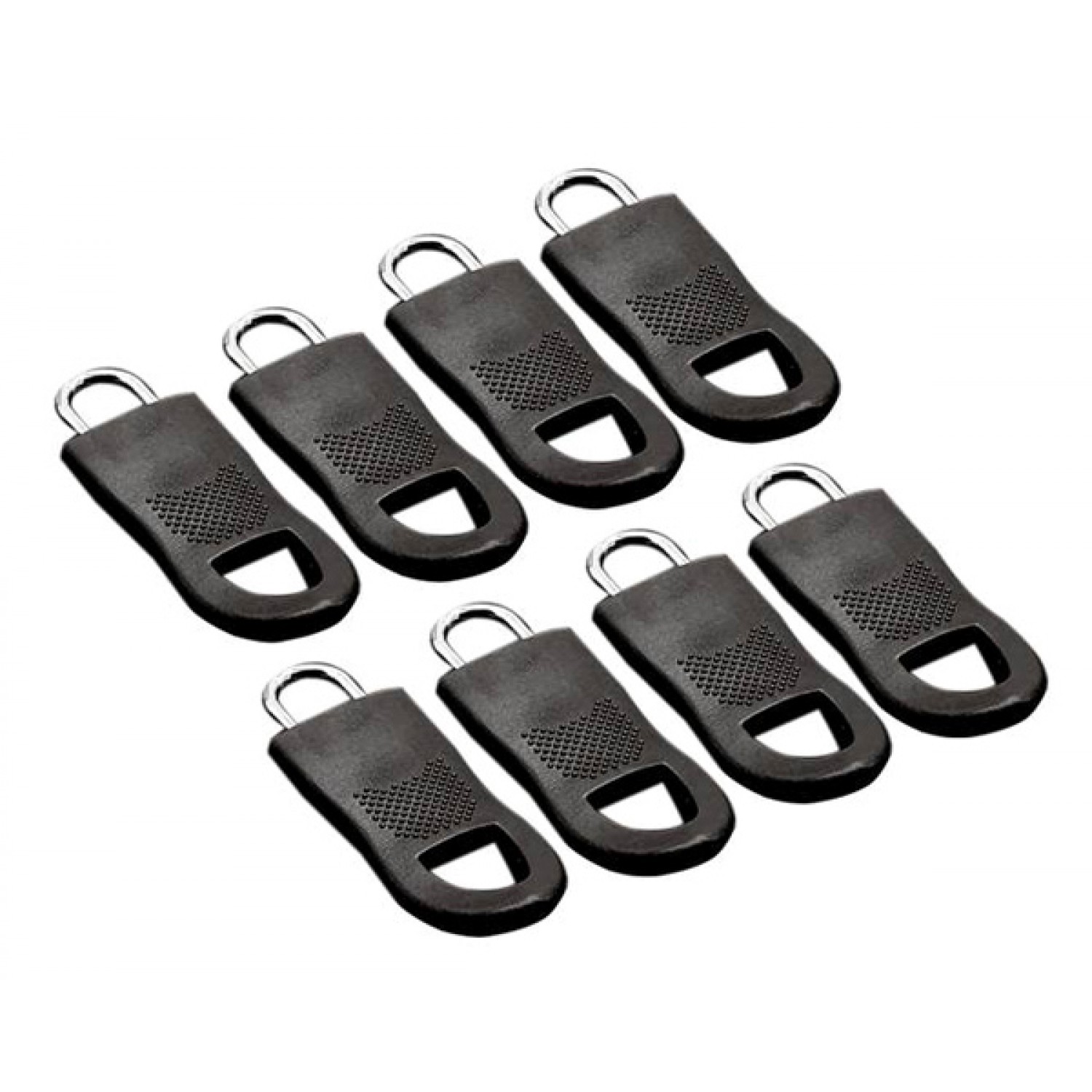 Ανταλλακτικά γατζάκια για φερμουάρ HUH-0137, 25mm, μαύρο, 8τμχ Ανταλλακτικά γατζάκια για φερμουάρ HUH-0137, 25mm, μαύρο, 8τμχ