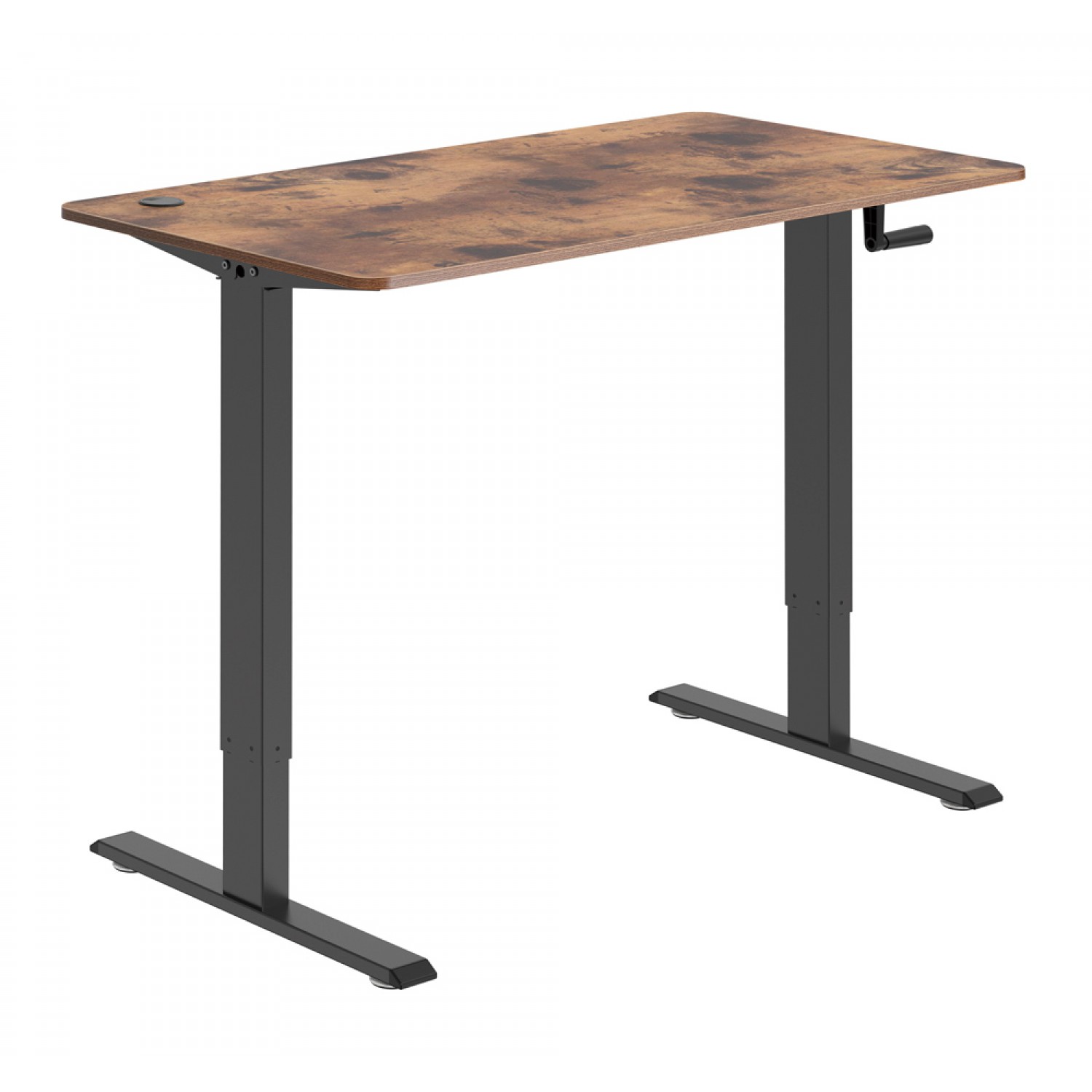 BRATECK γραφείο N12-22R-B με ρυθμιζόμενο ύψος, 120x60cm, καφέ BRATECK γραφείο N12-22R-B με ρυθμιζόμενο ύψος, 120x60cm, καφέ