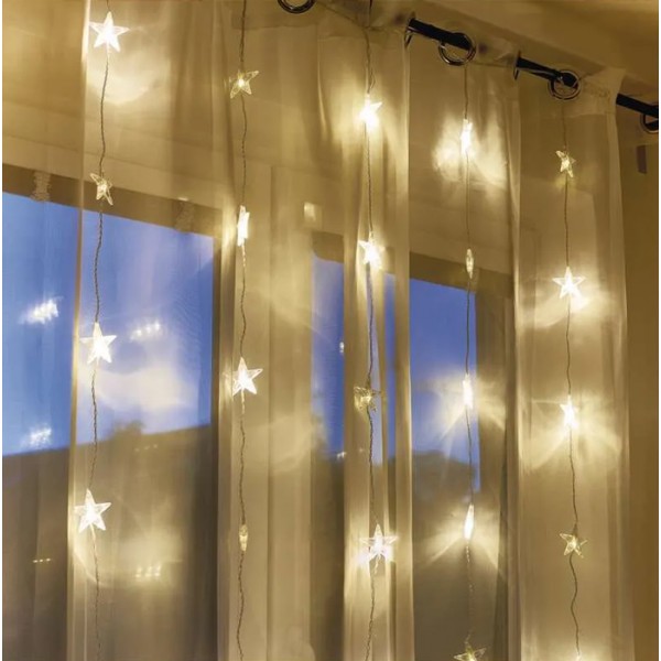 EMOS διακοσμητικά LED λαμπάκια κουρτίνα DCGW01, 2.56W, 120x90cm, IP44