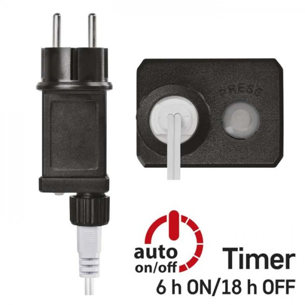 EMOS διακοσμητικά LED λαμπάκια D5AM01, 3.6W, 4m, πολύχρωμα, IP44