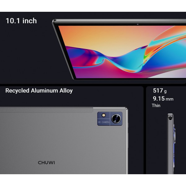 CHUWI tablet Hi10 XPro, 10.1" HD, 4/128GB, 4G, 7000mAh, Android 13, γκρι CHUWI tablet Hi10 XPro, 10.1" HD, 4/128GB, 4G, 7000mAh, Android 13, γκρι