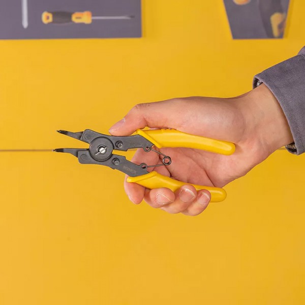 DELI ασφαλειοτσίμπιδο DL104506 με 4 κεφαλές, 150mm DELI ασφαλειοτσίμπιδο DL104506 με 4 κεφαλές, 150mm