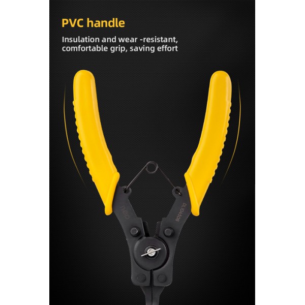 DELI ασφαλειοτσίμπιδο DL104506 με 4 κεφαλές, 150mm DELI ασφαλειοτσίμπιδο DL104506 με 4 κεφαλές, 150mm