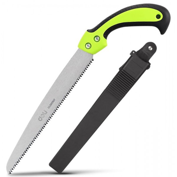 DELI πριόνι ξύλου DL580927 με εργονομική λαβή, 270mm, πράσινο DELI πριόνι ξύλου DL580927 με εργονομική λαβή, 270mm, πράσινο