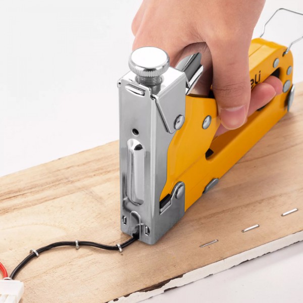 DELI καρφωτικό χειρός συνδετήρων DL238104 με 6000x συνδετήρες, 3 σε 1 DELI καρφωτικό χειρός συνδετήρων DL238104 με 6000x συνδετήρες, 3 σε 1