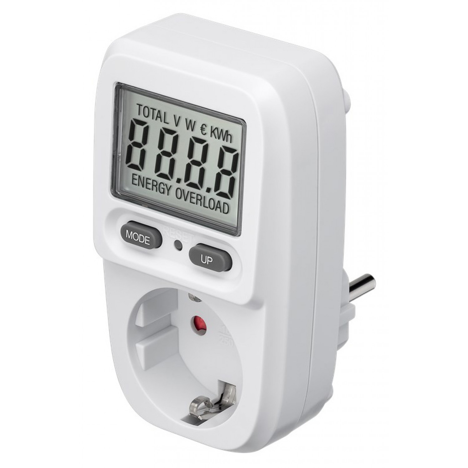 GOOBAY μετρητής κατανάλωσης ρεύματος 64589 με οθόνη, έως 3680W, λευκός GOOBAY μετρητής κατανάλωσης ρεύματος 64589 με οθόνη, έως 3680W, λευκός