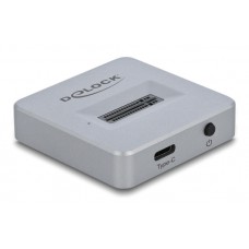 DELOCK docking station 64000 για M.2 NVMe SSD, 10Gbps, γκρι