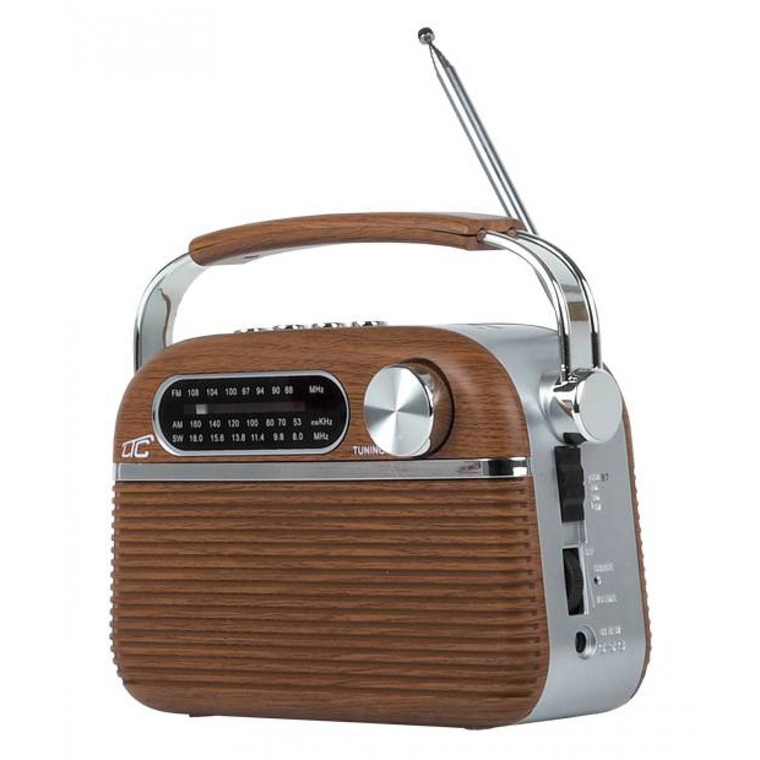 LTC φορητό ραδιόφωνο & ηχείο LXLTC2027, Bluetooth/SD/USB, 1200mAh, καφέ LTC φορητό ραδιόφωνο & ηχείο LXLTC2027, Bluetooth/SD/USB, 1200mAh, καφέ