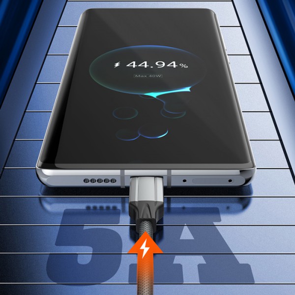 LDNIO καλώδιο USB-C σε USB-C LC441C, 65W PD, 1m, γκρι LDNIO καλώδιο USB-C σε USB-C LC441C, 65W PD, 1m, γκρι