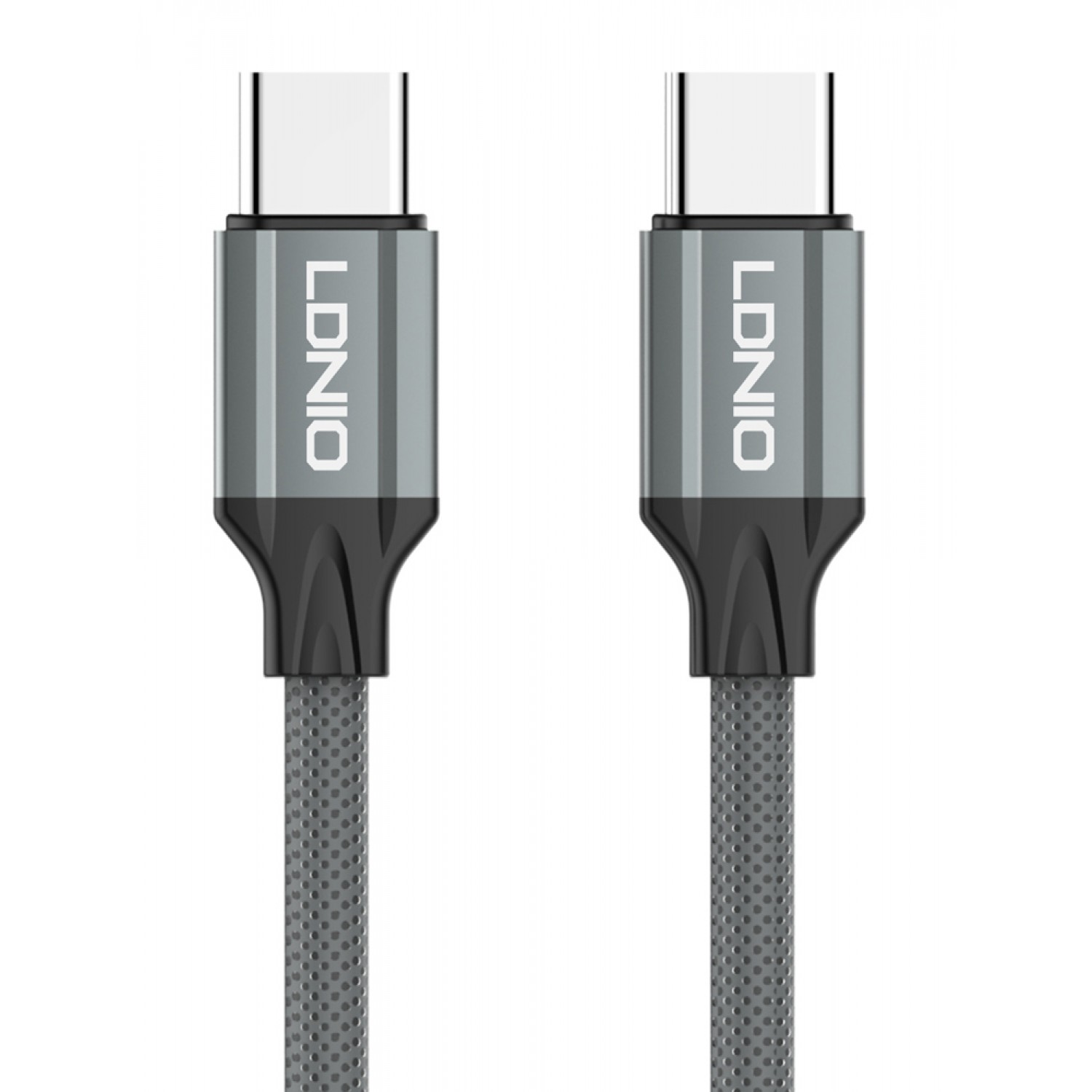 LDNIO καλώδιο USB-C σε USB-C LC441C, 65W PD, 1m, γκρι LDNIO καλώδιο USB-C σε USB-C LC441C, 65W PD, 1m, γκρι