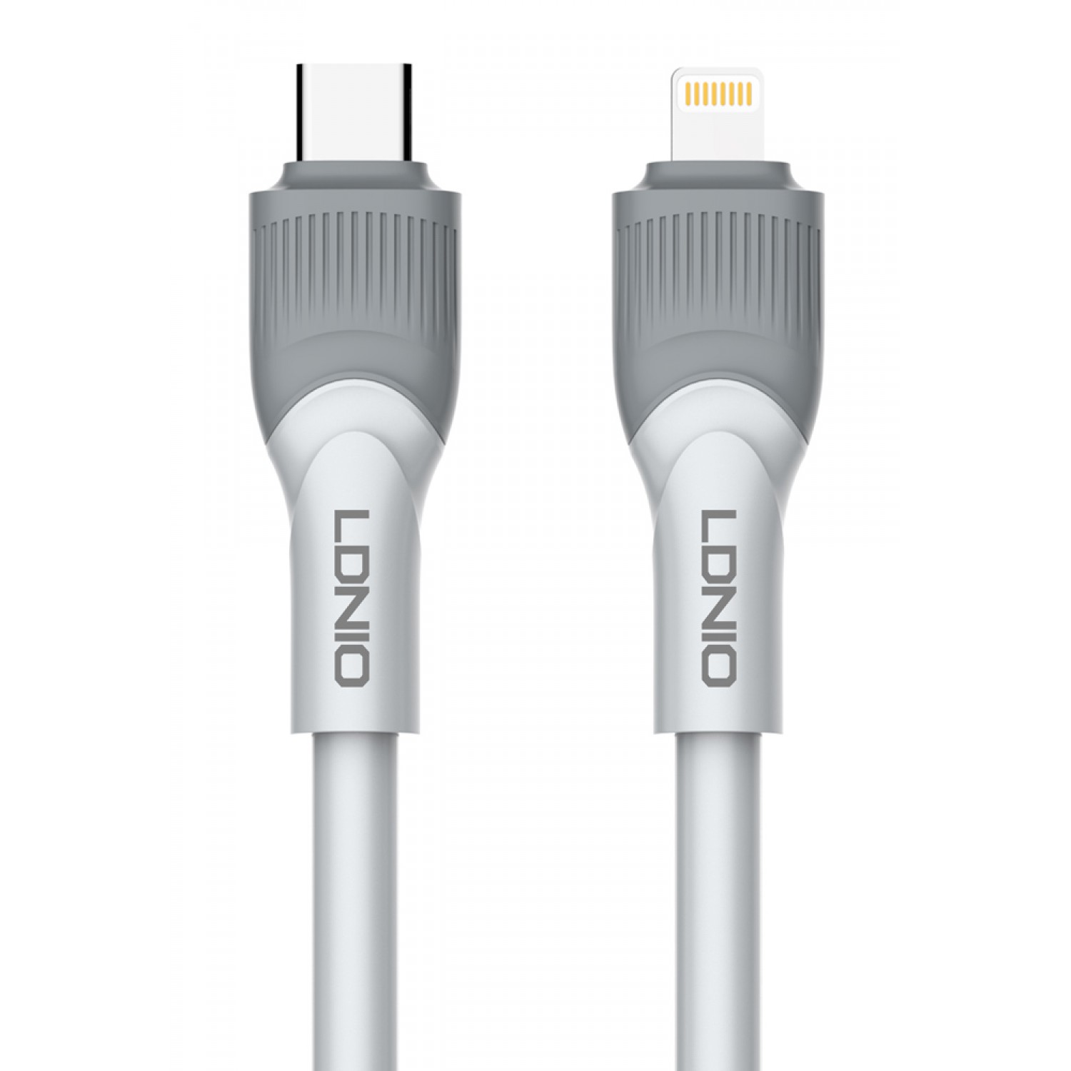 LDNIO καλώδιο Lightning σε USB-C LC601I, 30W PD, 1m, γκρι LDNIO καλώδιο Lightning σε USB-C LC601I, 30W PD, 1m, γκρι