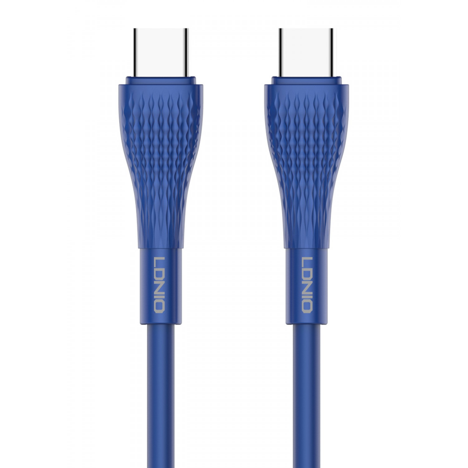 LDNIO καλώδιο USB-C σε USB-C LC672C, 65W PD, 2m, μπλε