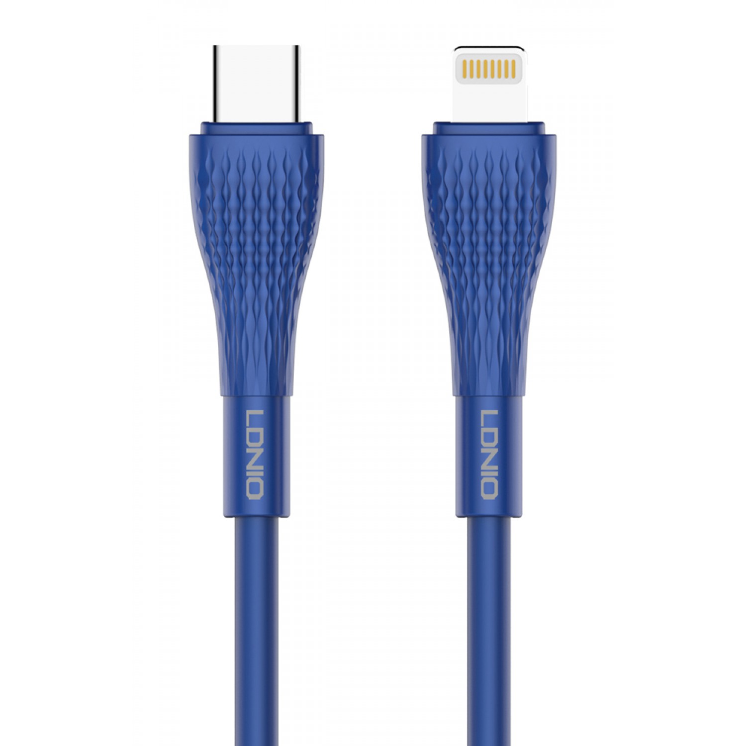 LDNIO καλώδιο Lightning σε USB-C LC672I, 30W PD, 2m, μπλε LDNIO καλώδιο Lightning σε USB-C LC672I, 30W PD, 2m, μπλε
