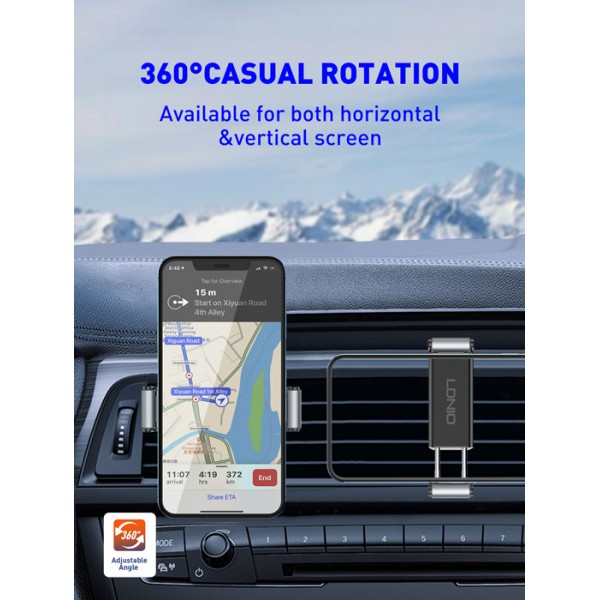 LDNIO βάση smartphone αυτοκινήτου MG04 για αεραγωγούς, μαύρη LDNIO βάση smartphone αυτοκινήτου MG04 για αεραγωγούς, μαύρη