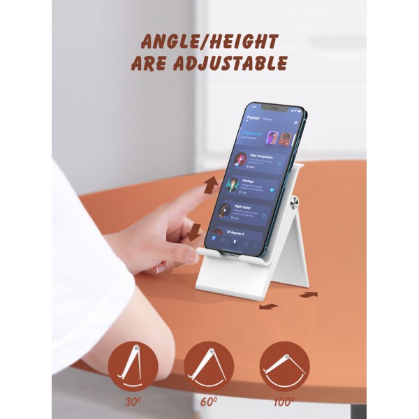 LDNIO βάση smartphone MG07, foldable, 4.7-7.2", λευκή LDNIO βάση smartphone MG07, foldable, 4.7-7.2", λευκή