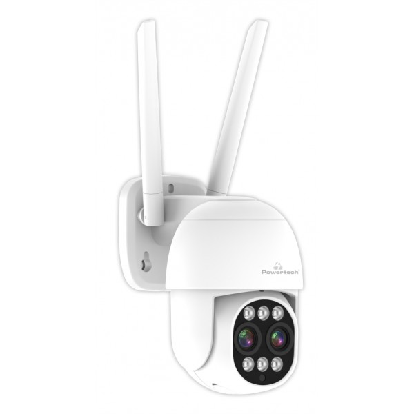 POWERTECH smart κάμερα PT-1163, 4MP, Wi-Fi, PTZ, SD, 8x zoom, IP65 POWERTECH smart κάμερα PT-1163, 4MP, Wi-Fi, PTZ, SD, 8x zoom, IP65