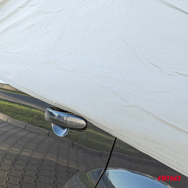 AMIO ημικουκούλα αυτοκινήτου 03570 με τσάντα, 265x130x68cm, γκρι