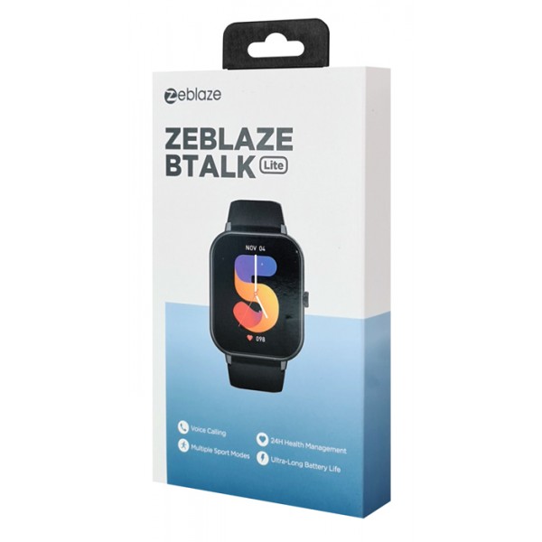 ZEBLAZE smartwatch Btalk Lite, heart rate, 1.83" TFT, IP68, μαύρο ZEBLAZE smartwatch Btalk Lite, heart rate, 1.83" TFT, IP68, μαύρο