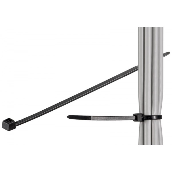 GOOBAY δεματικά καλωδίων 17068, 100x2.5mm, μαύρα, 100τμχ GOOBAY δεματικά καλωδίων 17068, 100x2.5mm, μαύρα, 100τμχ