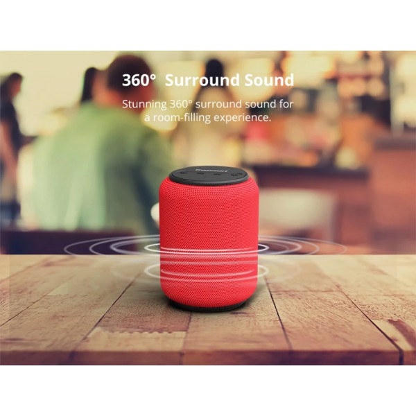 TRONSMART φορητό ηχείο Element T6 Mini, 15W, Bluetooth, 2500mAh, κόκκινο TRONSMART φορητό ηχείο Element T6 Mini, 15W, Bluetooth, 2500mAh, κόκκινο