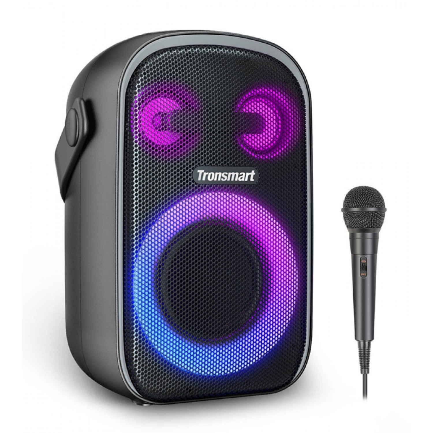 TRONSMART φορητό ηχείο Halo 110 με μικρόφωνο, 60W, 12000mAh, LED, μαύρο TRONSMART φορητό ηχείο Halo 110 με μικρόφωνο, 60W, 12000mAh, LED, μαύρο