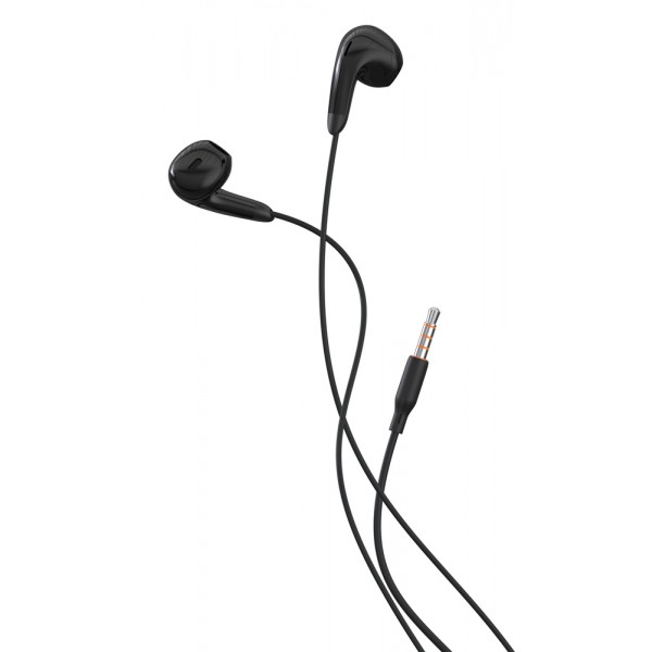 CELEBRAT earphones με μικρόφωνο G27, 3.5mm, 1.2m, μαύρα CELEBRAT earphones με μικρόφωνο G27, 3.5mm, 1.2m, μαύρα