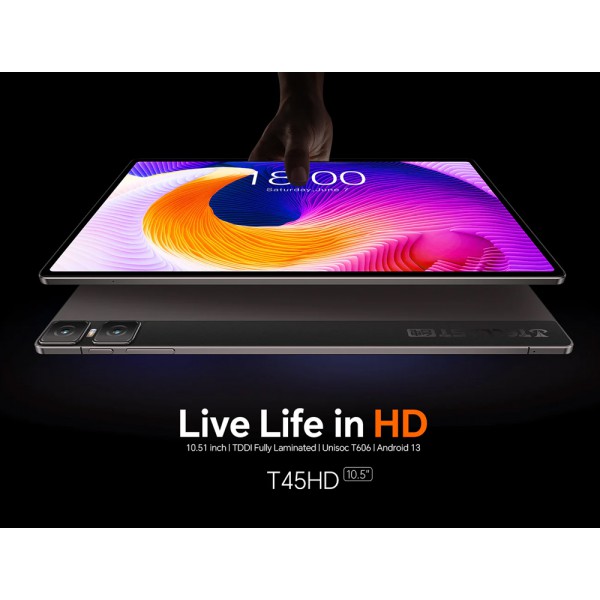 TECLAST tablet T45HD, 10.5" FHD, 8/128GB, Android 13, 4G, γκρι TECLAST tablet T45HD, 10.5" FHD, 8/128GB, Android 13, 4G, γκρι