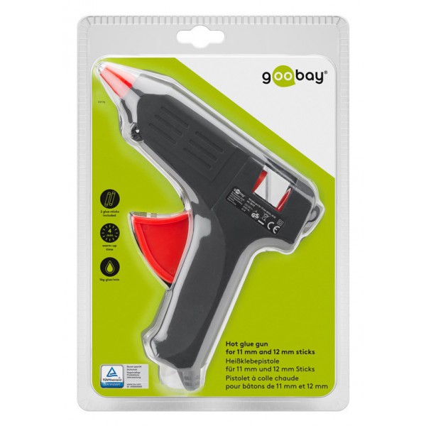 GOOBAY θερμικό πιστόλι σιλικόνης 59176, 20W, 11-12mm, μαύρο GOOBAY θερμικό πιστόλι σιλικόνης 59176, 20W, 11-12mm, μαύρο