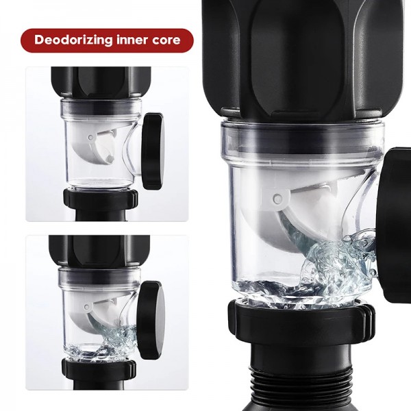 Εύκαμπτο σιφώνι νιπτήρα HUH-0139, μπάνιου/κουζίνας, Φ32mm, λευκό Εύκαμπτο σιφώνι νιπτήρα HUH-0139, μπάνιου/κουζίνας, Φ32mm, λευκό