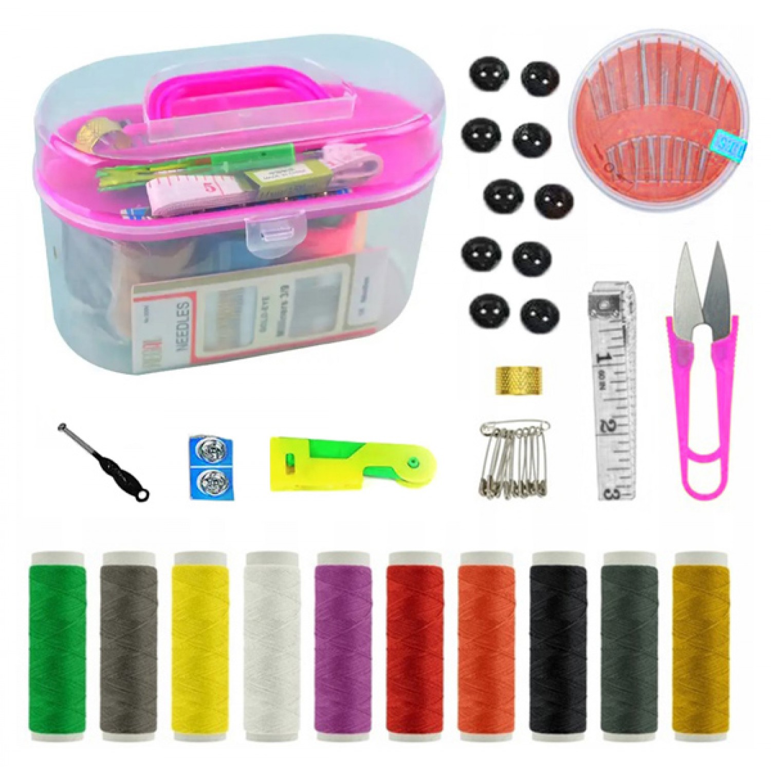 Σετ ραπτικής DA73A με κουτί αποθήκευσης, 50τμχ Σετ ραπτικής DA73A με κουτί αποθήκευσης, 50τμχ