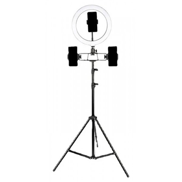 Φωτιστικό δαχτυλίδι LED ZD67D με τρίποδα, Φ30cm, 11W, RGB Φωτιστικό δαχτυλίδι LED ZD67D με τρίποδα, Φ30cm, 11W, RGB