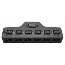 Splitter block TOOL-0095 για LED καλωδιοταινίες, 6-port, μαύρο